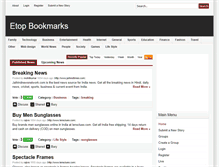 Tablet Screenshot of etopbookmarks.com